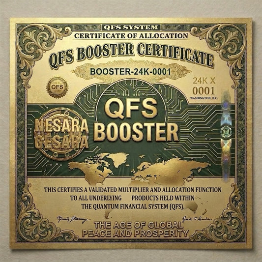 QFS BOOSTER CERTIFICATE